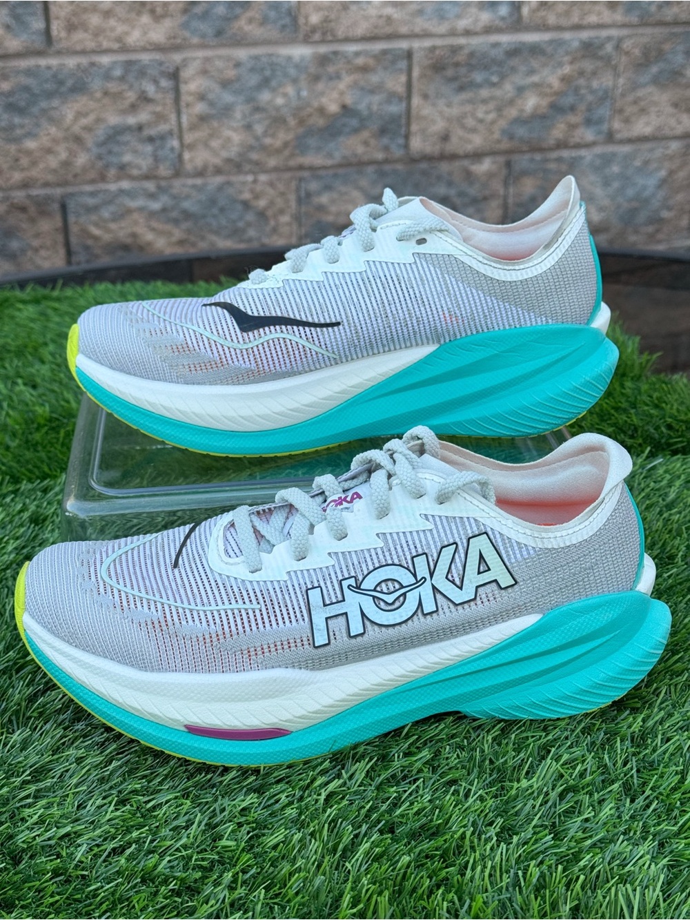 HOKA Womens Mach X 2 Road-Running Shoes - Picture 3 of 9
